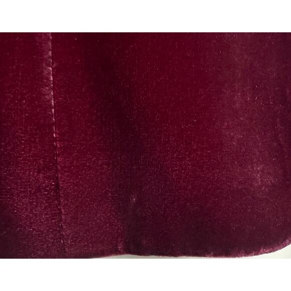 Gorgeous Wine / Burgundy Alfani Velvet Jacket / Blazer in Size 4P - Picture 11 of 11